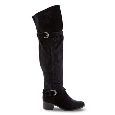 Joe Browns Black eye catching over the knee boots